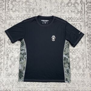 NATIONAL GUARD T Shirt Recruit Mositure Wicking Black S/S T-Shirt Medium